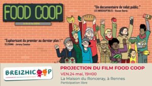 Projection du film FOOD COOP + temps d'échange @ Maison du Ronceray