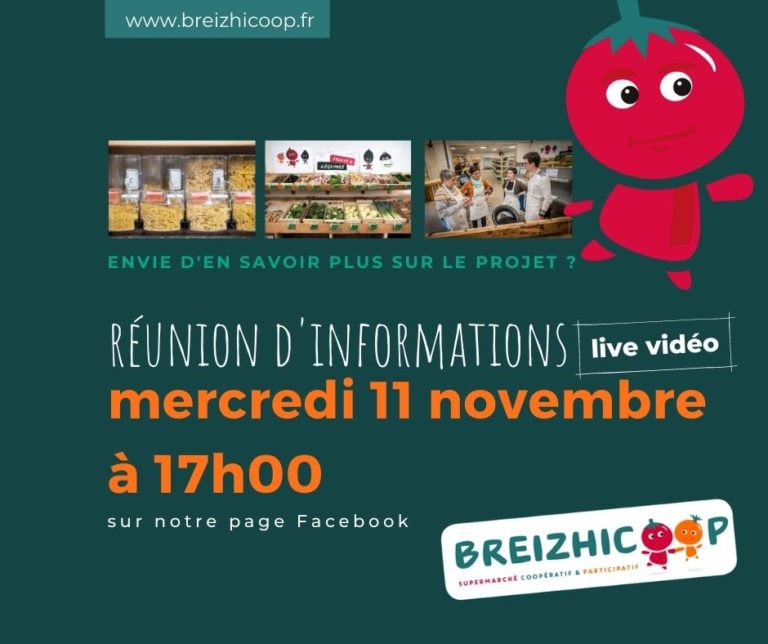 Réunion d’informations en live