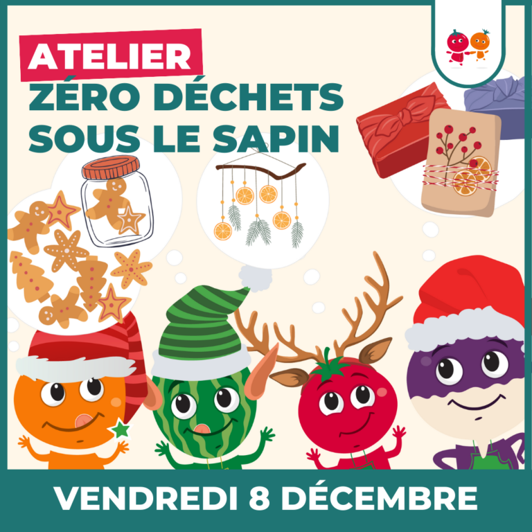 Atelier Zéro déchets sous le sapin le vendredi 8 Décembre