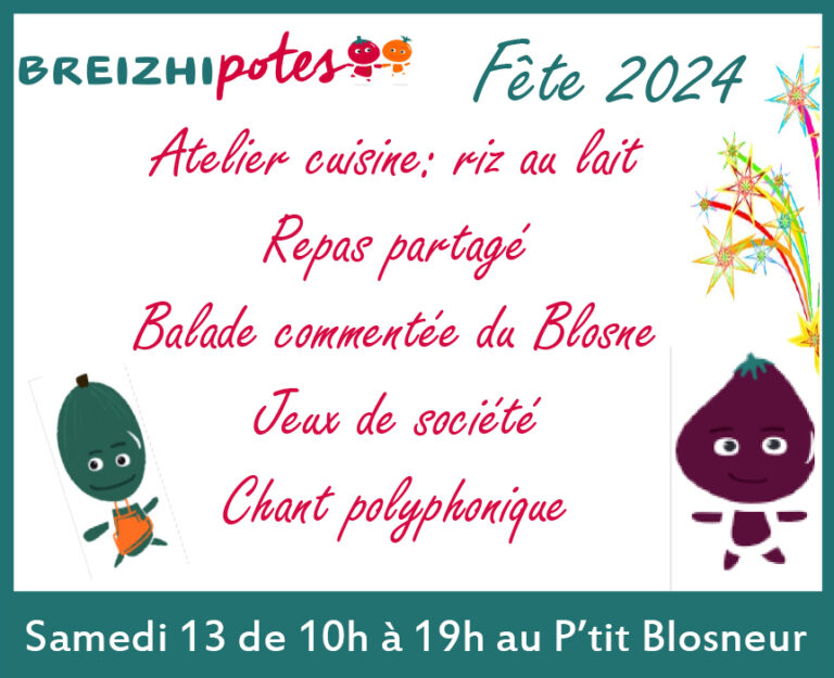 Samedi 13 janvier de 10h à 19h: Journée festive de Breizhipotes