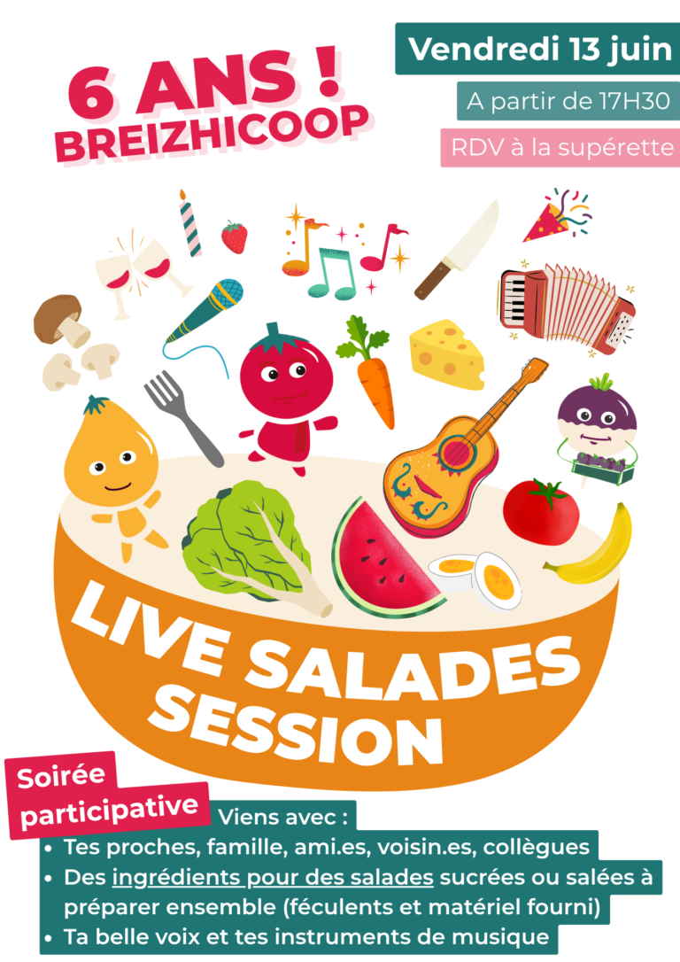 Vendredi 13 juin 2025 17h30 – Breizhicoop fête ses 6 ans !