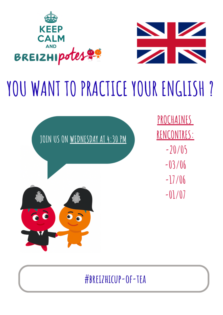 CONVERSATIONS EN ANGLAIS BREIZHICOOP OF TEA
