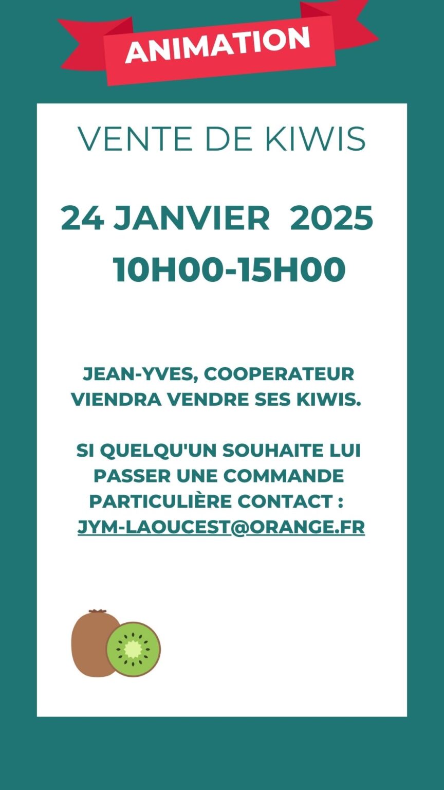 VENTE DE KIWIS