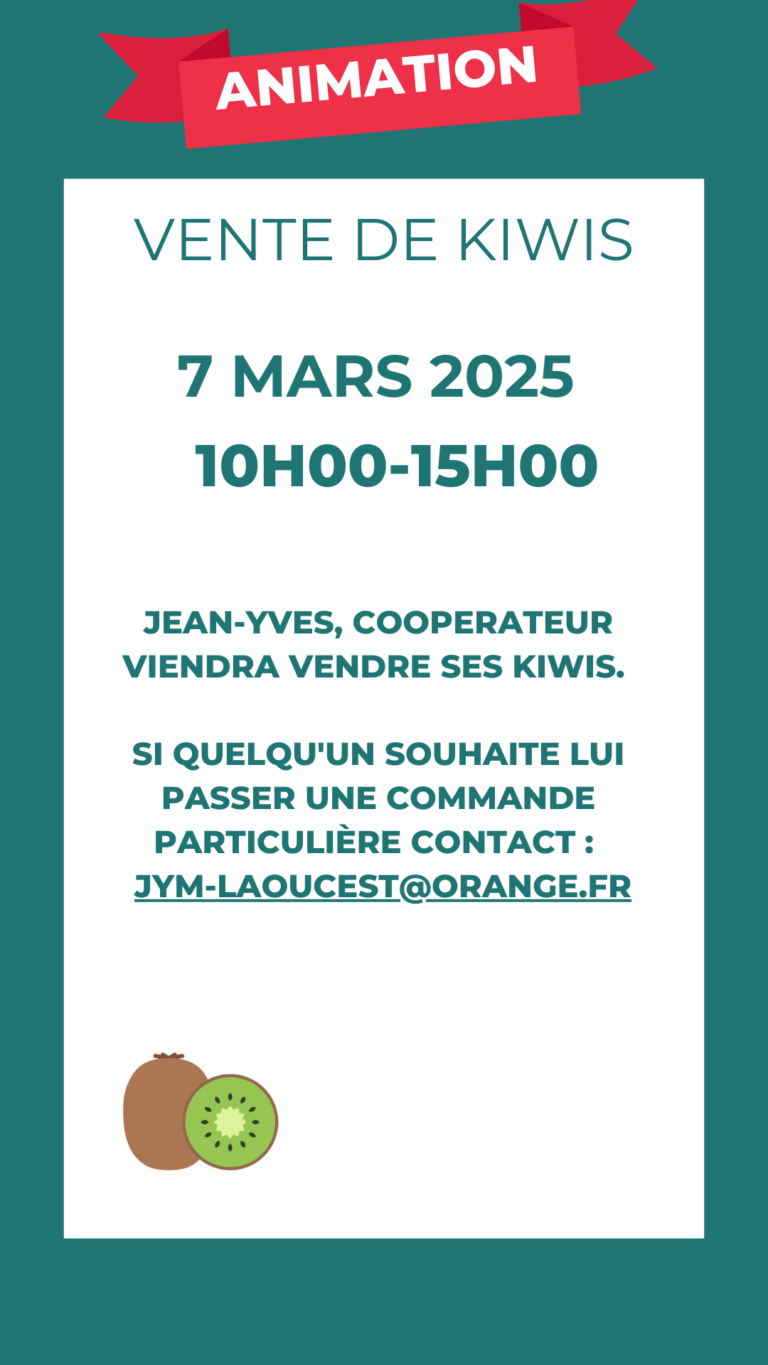 VENTE DE KIWIS